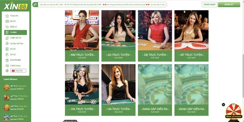 Sơ lược về các sảnh casino trên Xin88